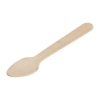 Fiesta Green Biodegradable Wooden Teaspoons